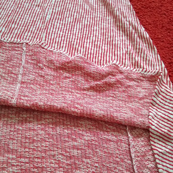 Zara lace up knit stripe maxi dress NWOT - Picture 7 of 13